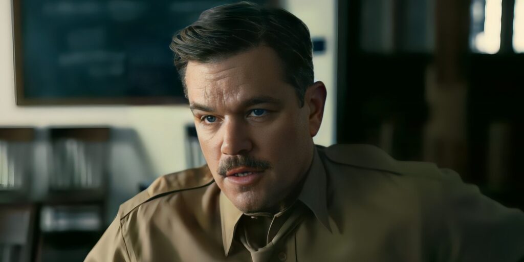 Matt Damon in Oppenheimer