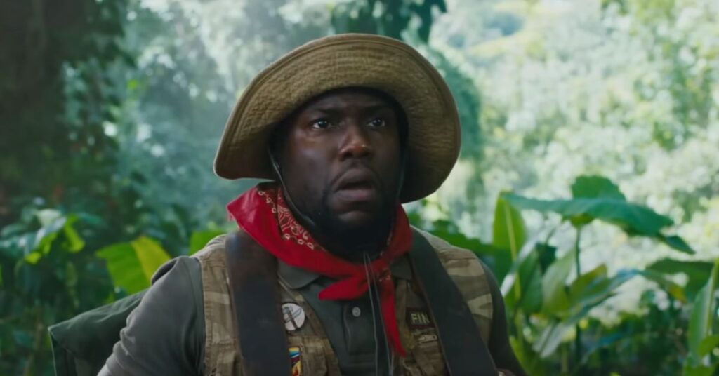 Kevin Hart in Jumanji: Welcome To The Jungle