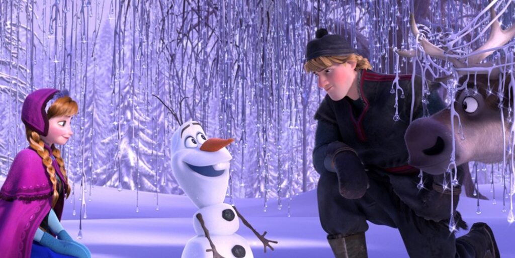 A still from Frozen 