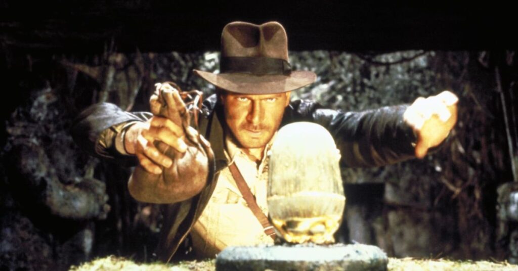 Harrison Ford in Raiders of the Lost Ark