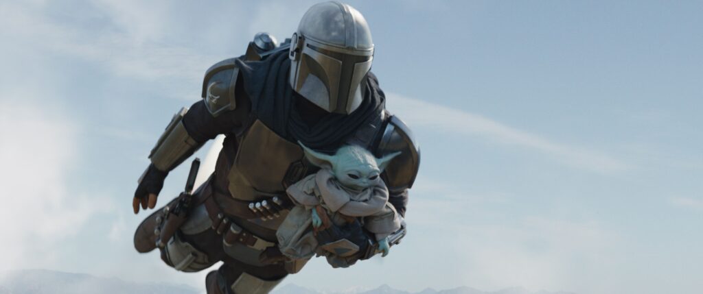 A still from The Mandalorian