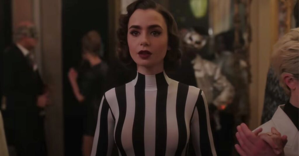 Lily Collins in Emily in Paris | Credits: Netflix