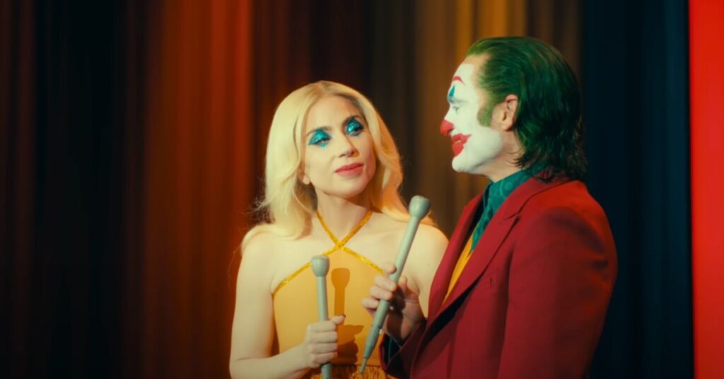 Lady Gaga and Joaquin Phoenix in Joker: Folie à Deux