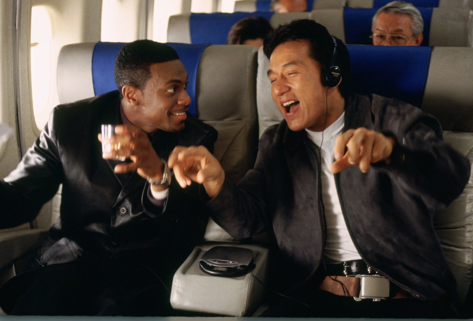 Chris Tucker and Jackie Chan in a still from Rush Hour 2