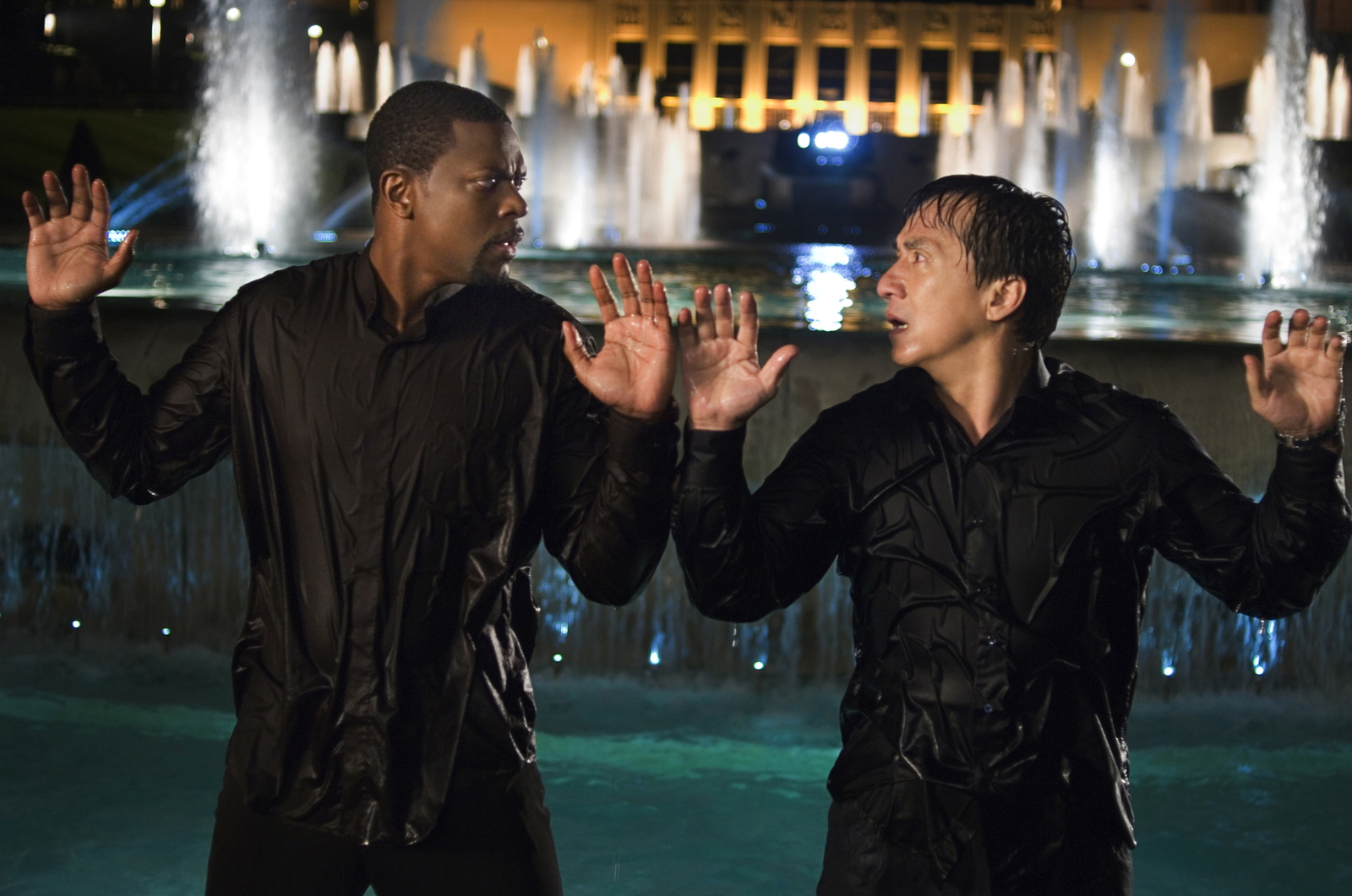 Chris Tucker and Jackie Chan in a still from Rush Hour 2