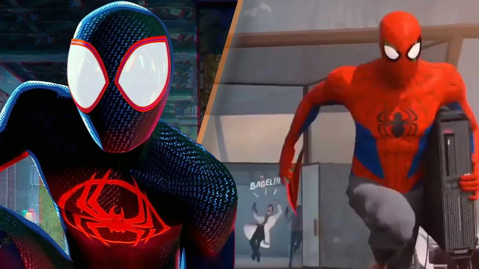 Spider-Man: Across The Spider-Verse’s Key Scene That Retcons Into the Spider-Verse’s Hilarious Bagel Joke is an Easter Egg Most Fans Missed