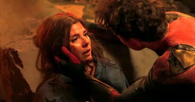 Aunt May's death scene in Spider-Man: No Way Home