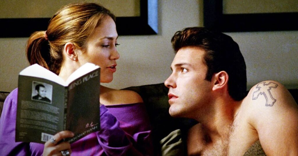 Jennifer Lopez and Ben Affleck in Gigli