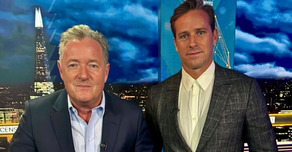 Piers Morgan and Armie Hammer