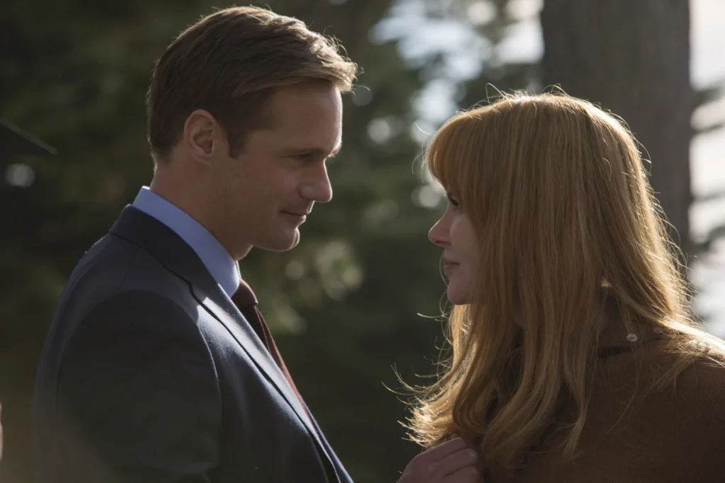 Nicole Kidman and Alexander Skarsgård in Big Little Lies 