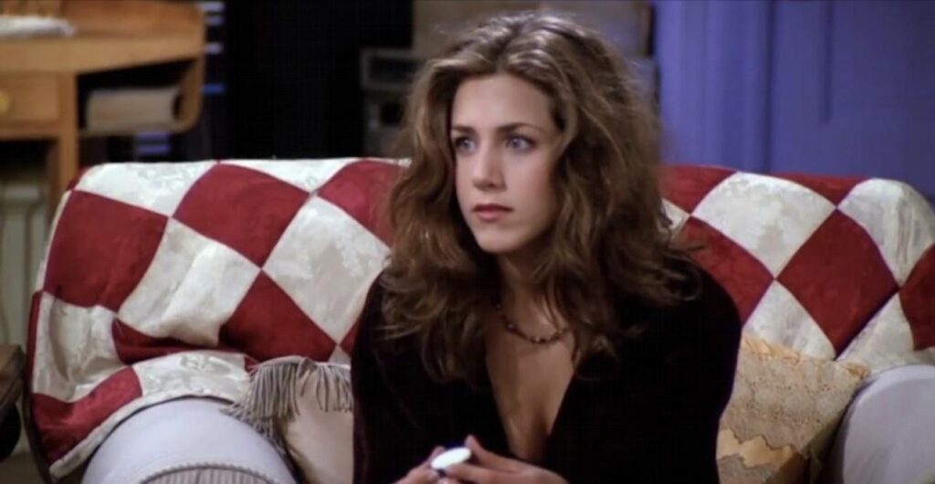 Jennifer Aniston as Rachel Green | Credits: NBC