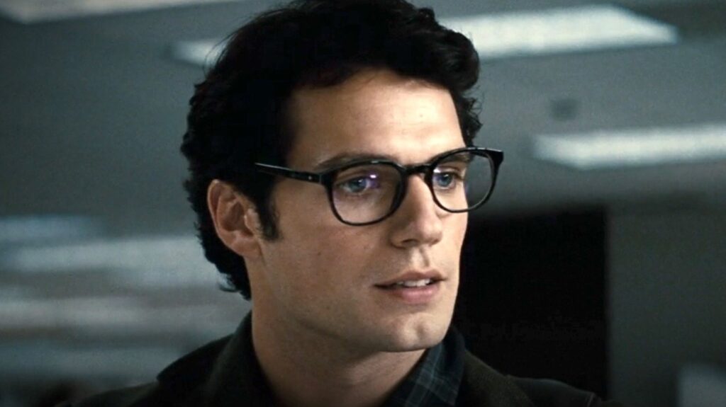 Henry Cavill as Clark kent smiling