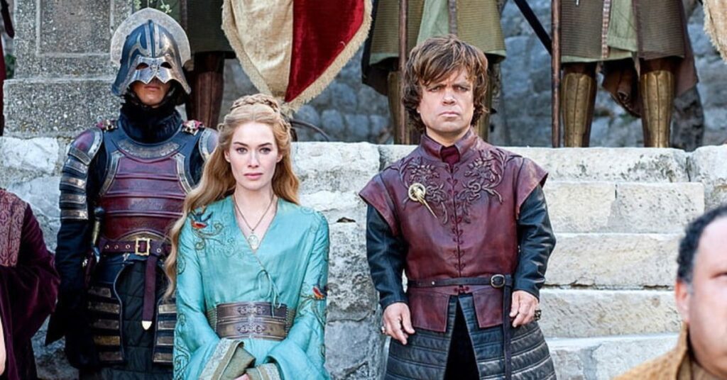 Peter Dinklage and Lena Headey in Game of Thrones