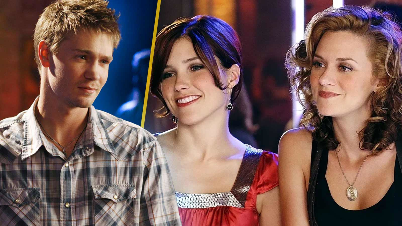 chad michael murray, hilarie burton, sophia bush, one tree hill