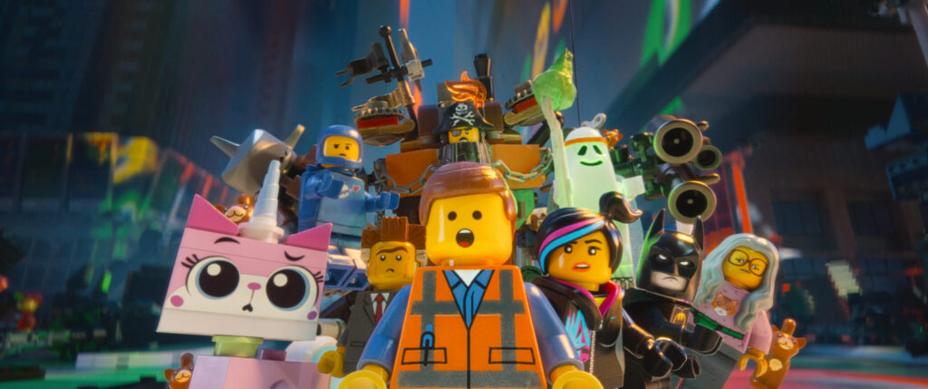 The Lego Movie animated core cast