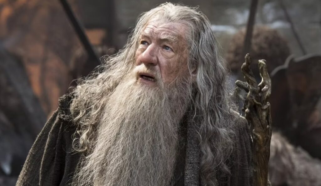 Sir Ian McKellen in The Hobbit