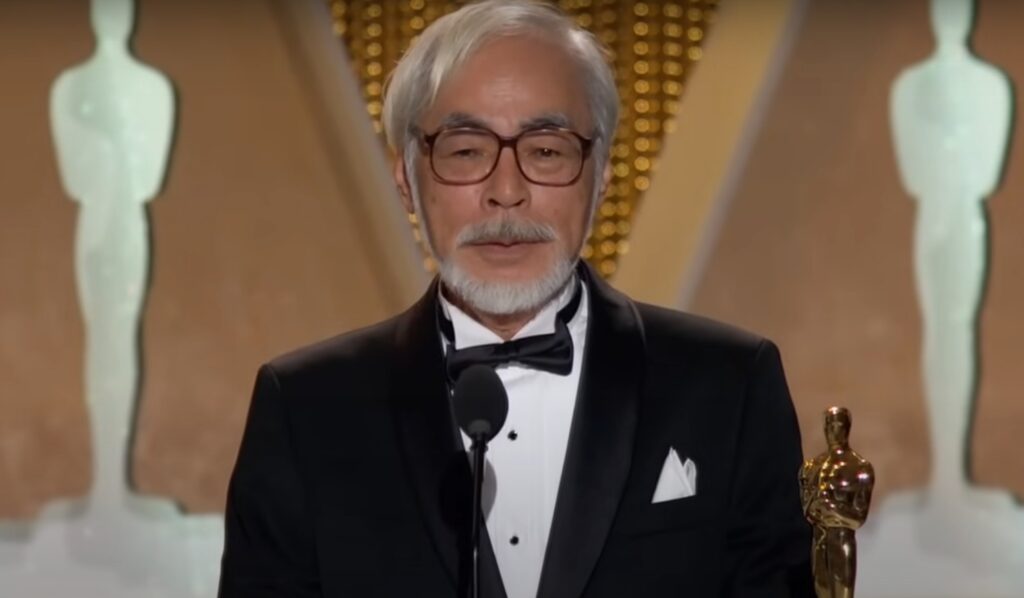 Hayao Miyazaki | Source Oscars on Youtube