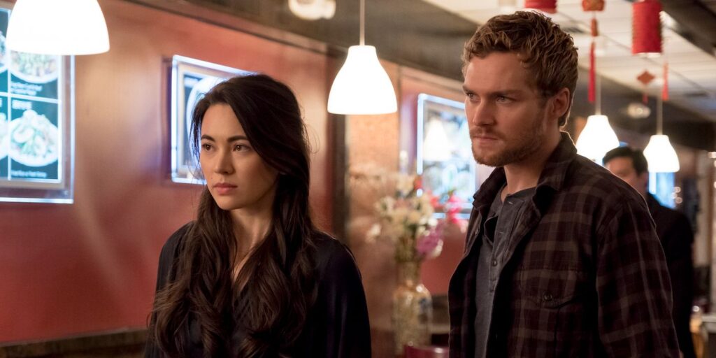 Finn Jones and Jessica Henwick