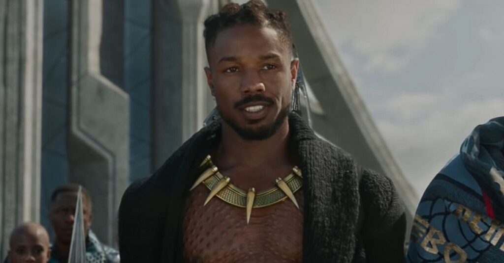 Michael B. Jordan in Black Panther 