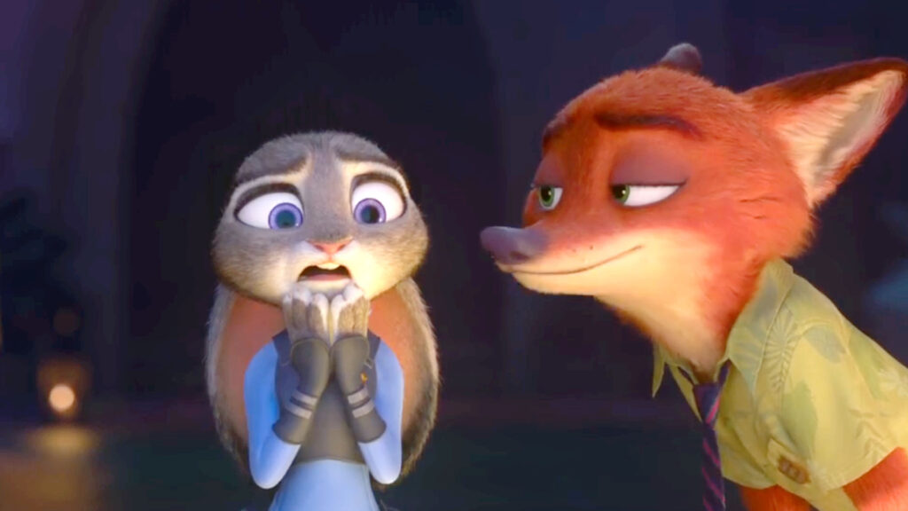 Judy in a still from Zootopia