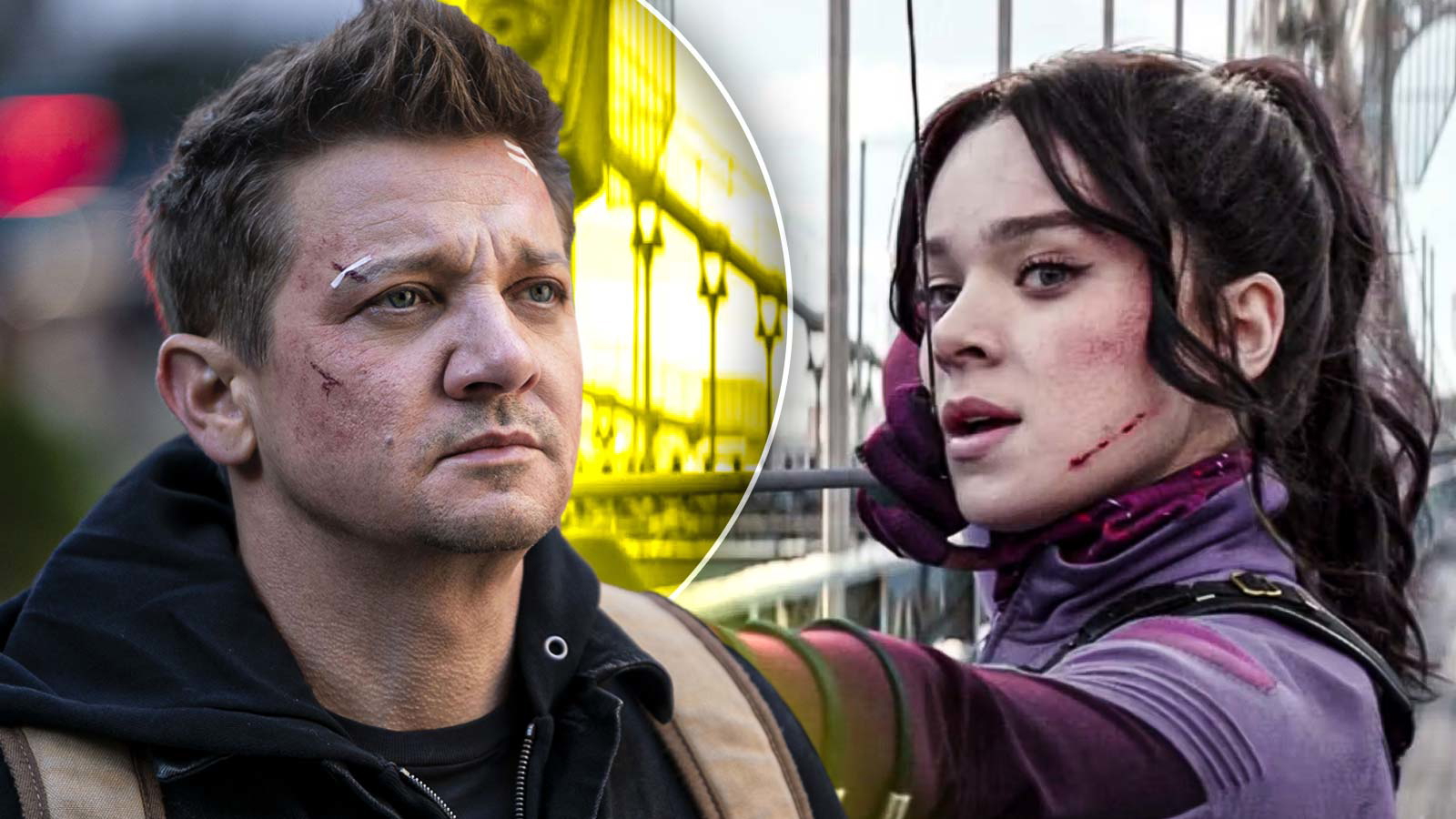 jeremy renner, hailee steinfeld, hawkeye