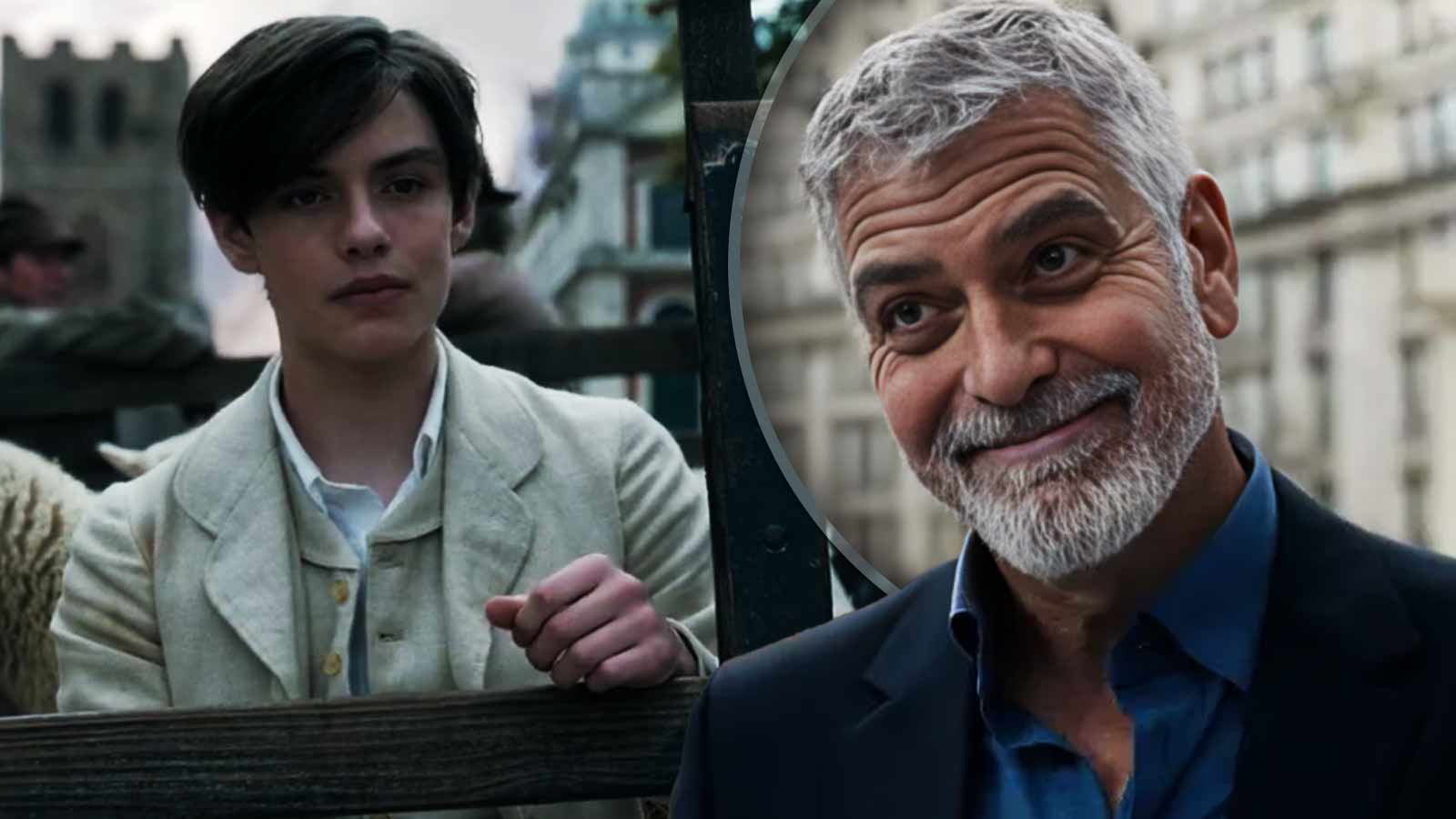 Louis Partridge, George Clooney