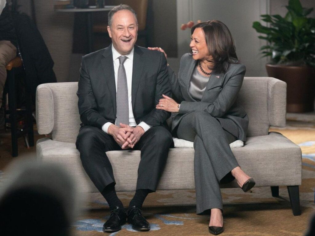 Kamala Harris and Douglas Emhoff