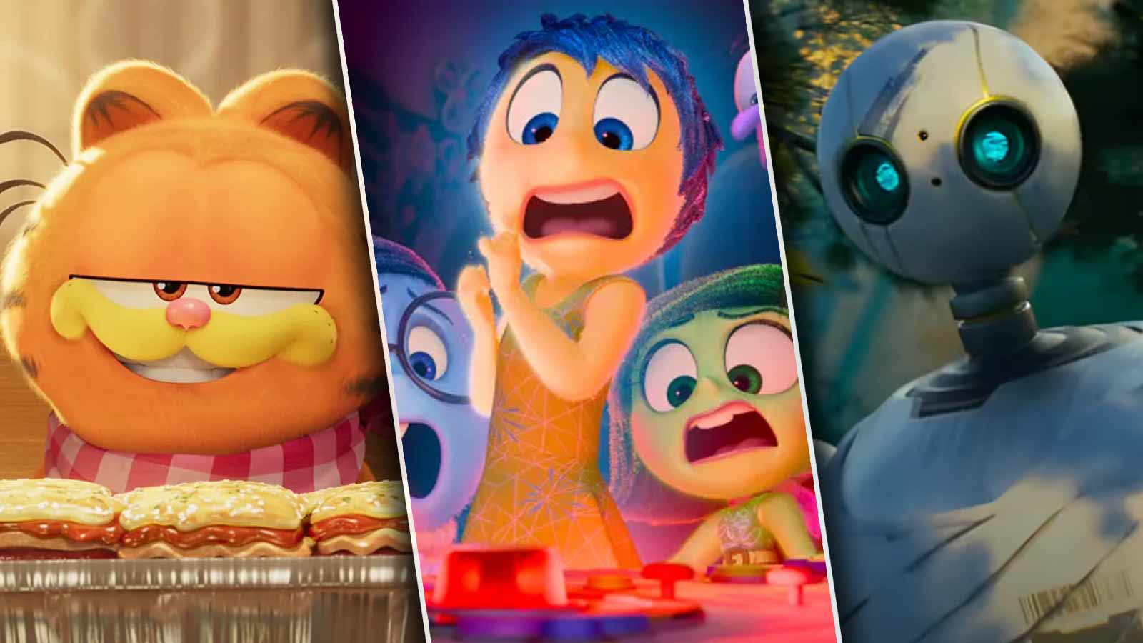 The Wild Robot, The Garfield, Inside Out 2