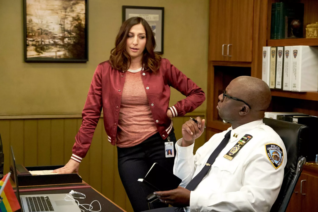 Chelsea Peretti and Andre Braugher in Brooklyn Nine-Nine | Credits: Fox