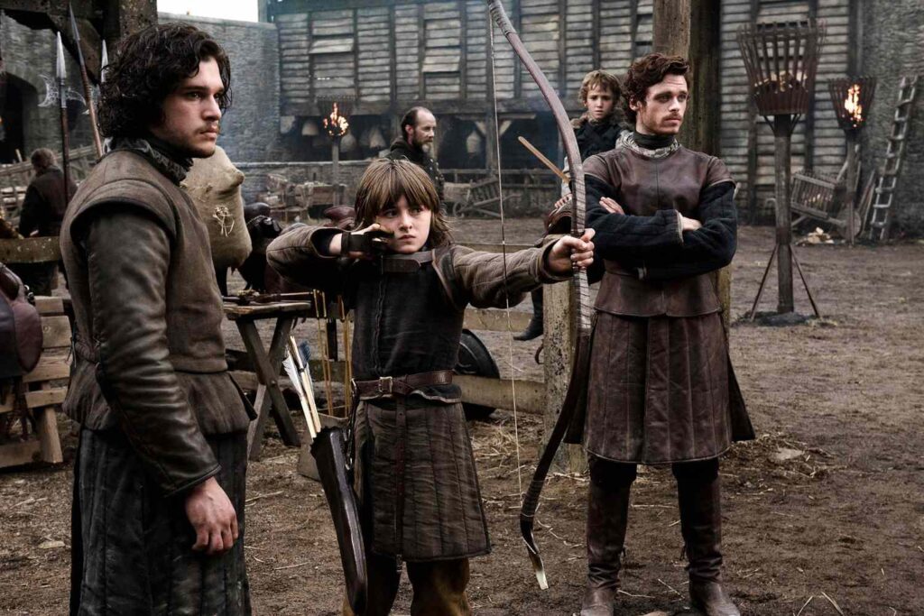 Richard Madden, Kit Harington and Isaac Hempstead-Wright