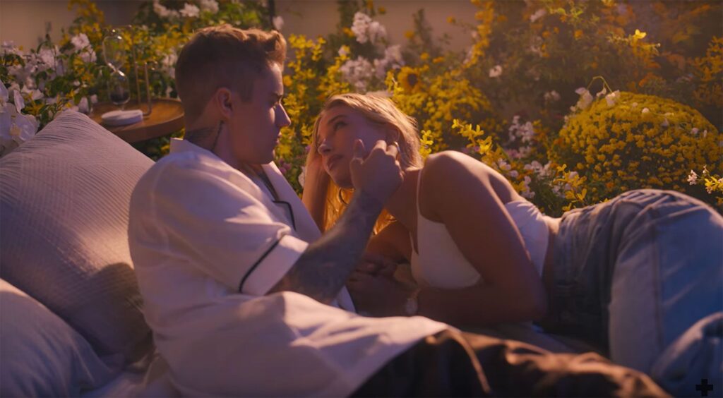 Justin Bieber and Hailey Bieber in 10000 Hours