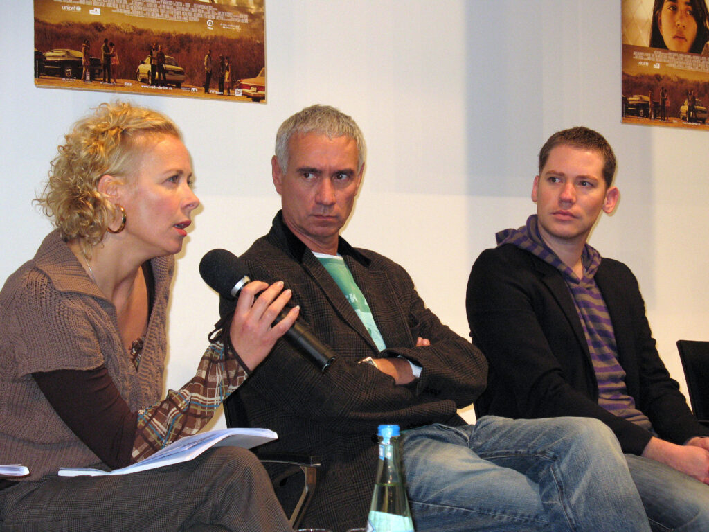 Roland Emmerich in a UNICEF panel