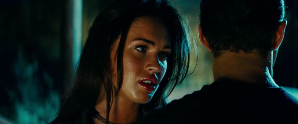 Megan Fox and Shia LaBeouf in a still from Transformers: Revenge of the Fallen