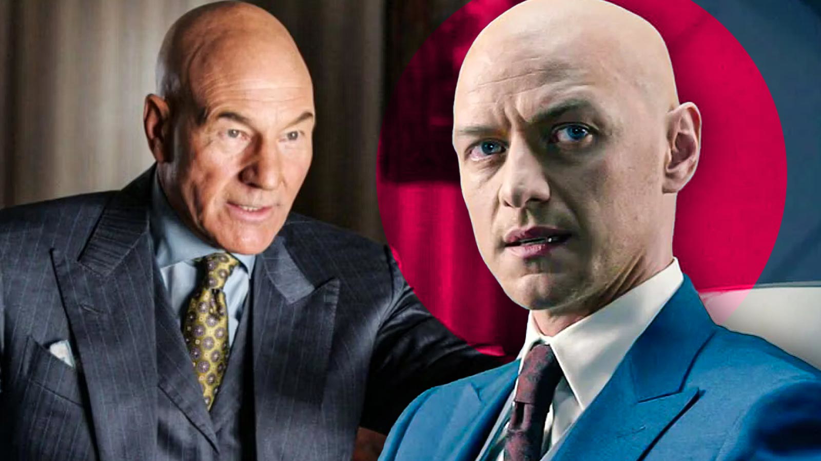 patrick stewart, james mcavoy, professor x