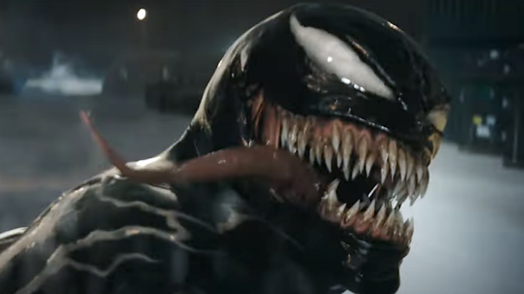 A still of Tom Hardy's Venom from Venom: The Last Dance trailer