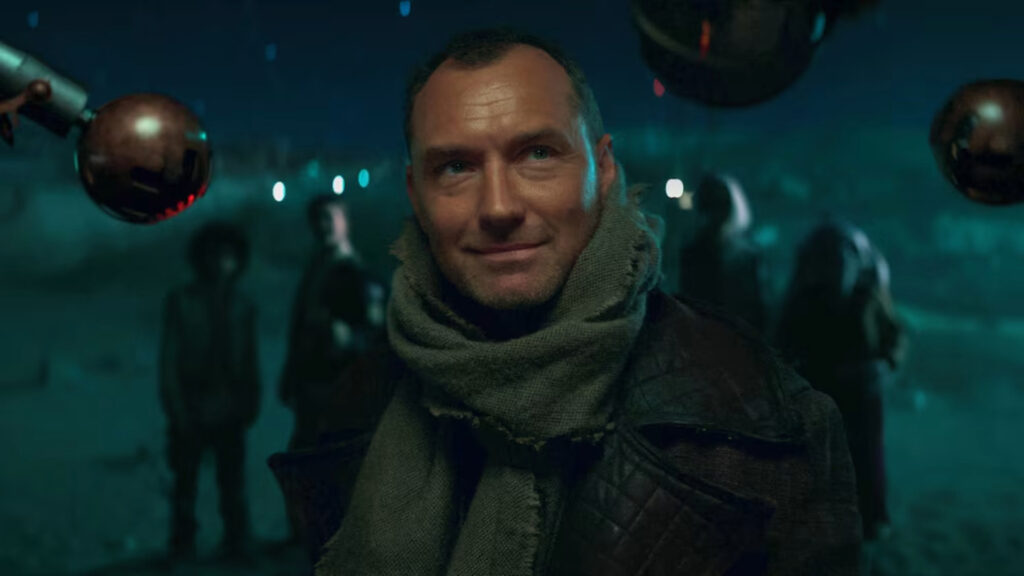 A shot of Jude Law in Star Wars: Skeleton Crew trailer