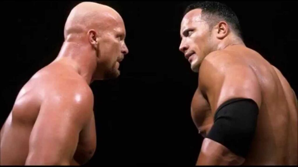 Dwayne Johnson and Steve Austin