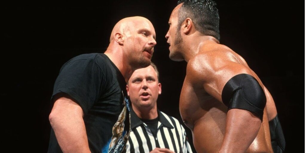 Dwayne Johnson and Steve Austin