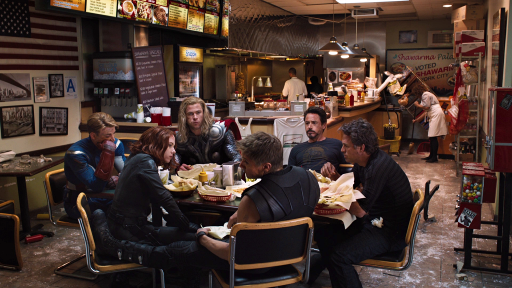 Iconic Shawarma scene in The Avengers | Credits: Marvel