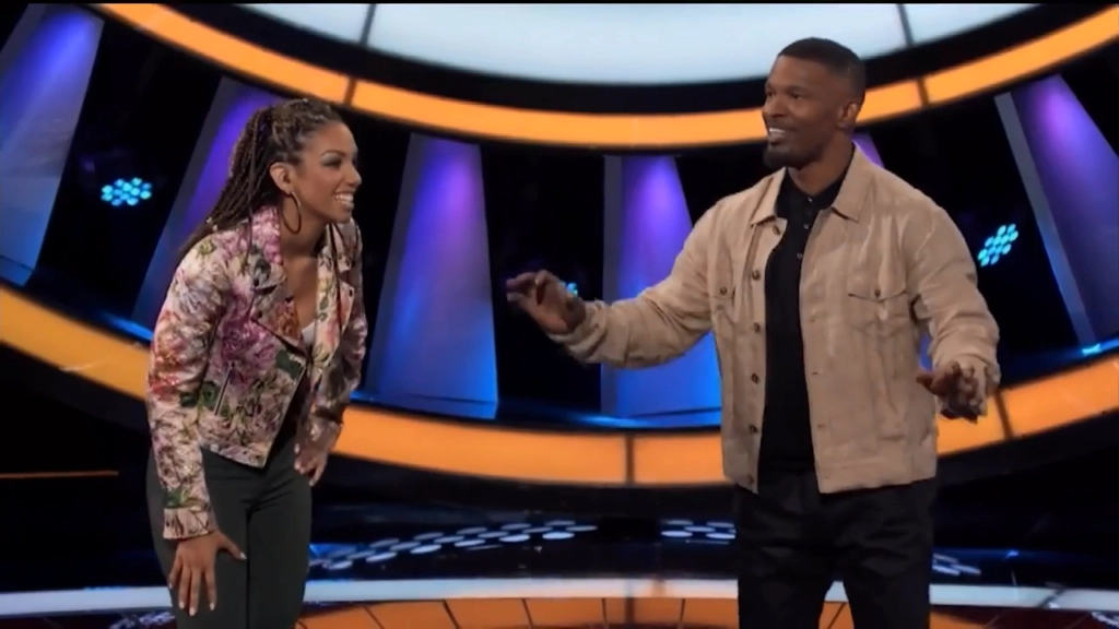 Corinne Foxx and Jamie Foxx in Beat Shazam | Source: Fox