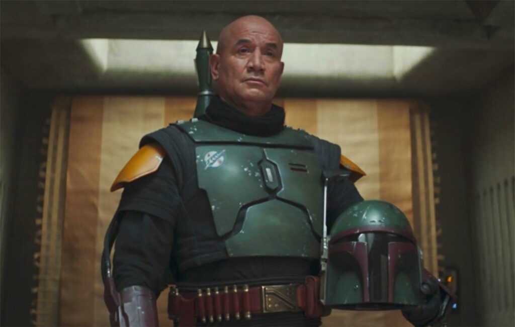 Temuera Morrison as Boba Fett in The Book of Boba Fett