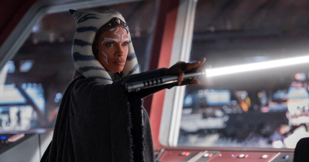 Rosario Dawson as Ahsoka Tano in Ahsoka