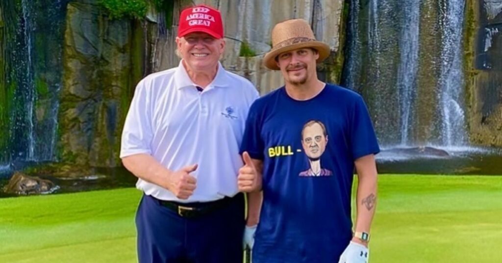 Donald Trump and Kid Rock