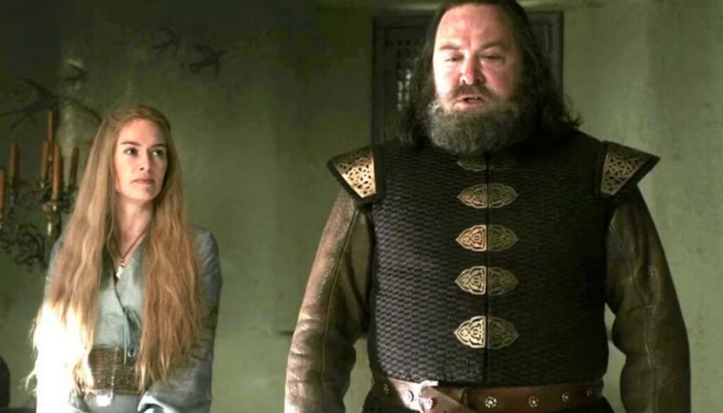 Cersei Lannister and Robert Baratheon in Game of Thrones