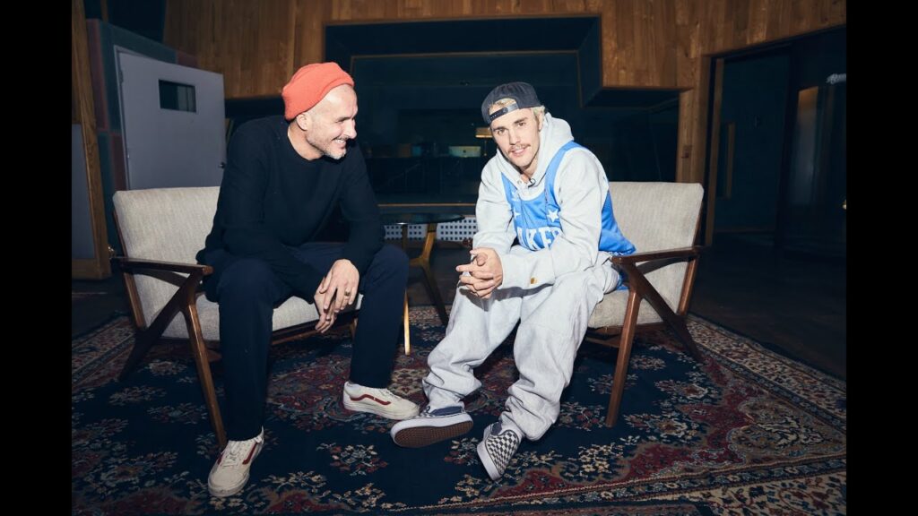 Justin Bieber and Zane Lowe