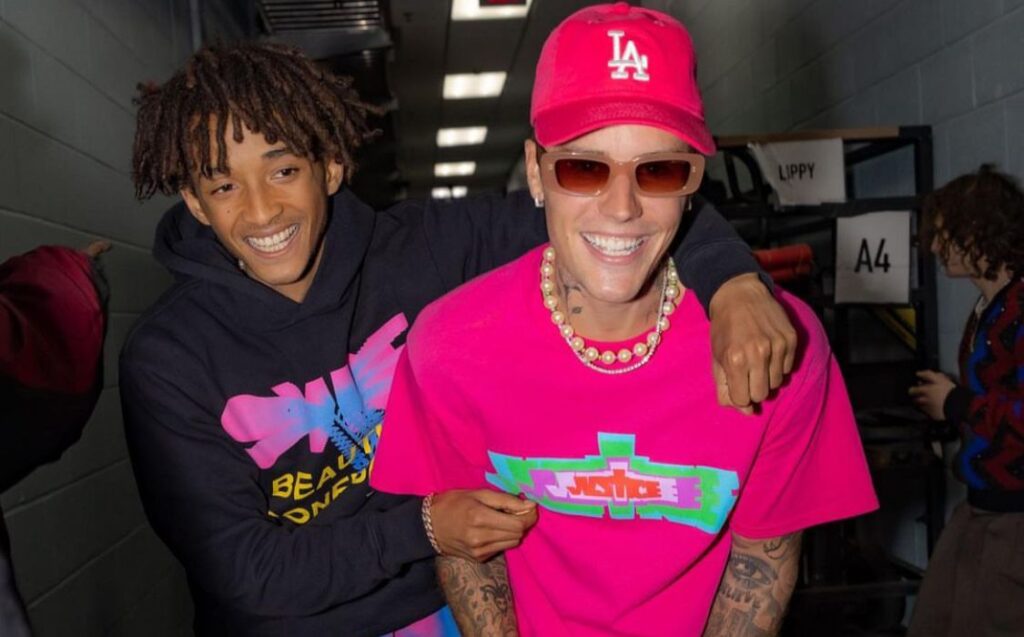 Jaden Smith and Justin Bieber