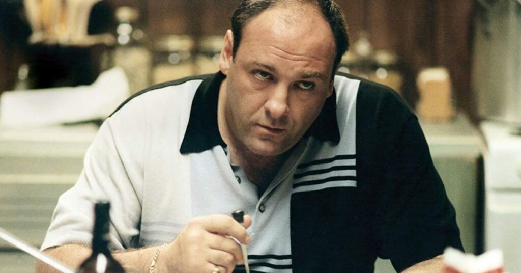 James Gandolfini in The Sopranos