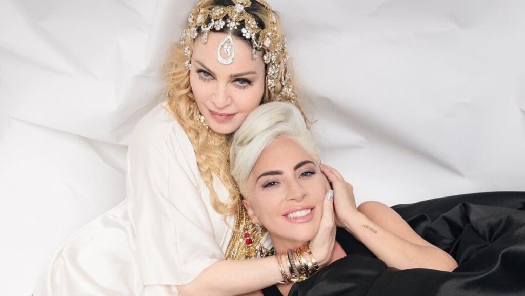 Madonna and Lady Gaga