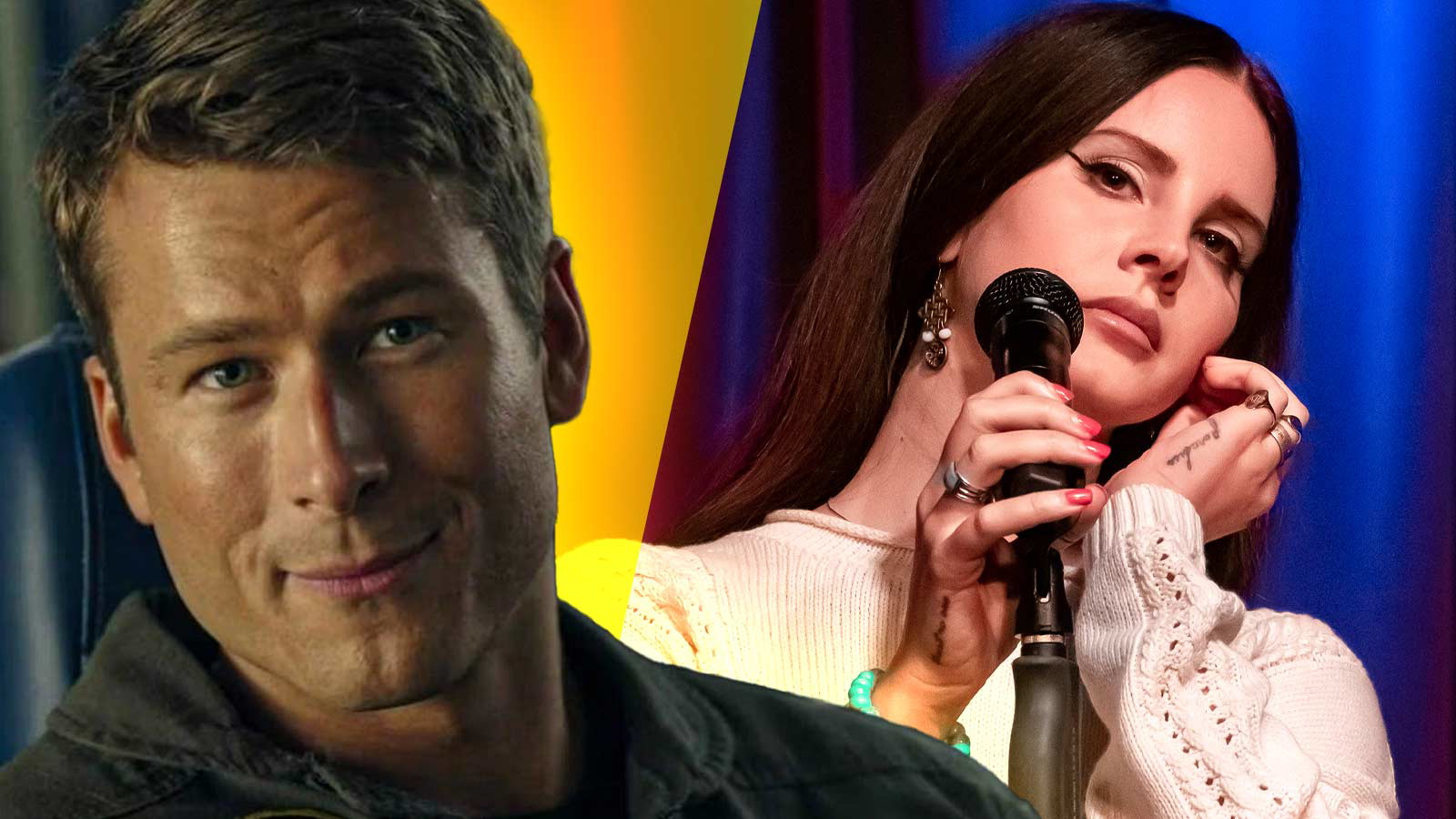 glen powell and lana del rey