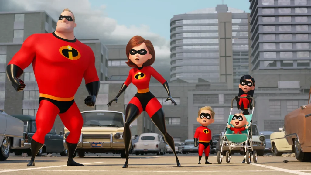 A still from The Incredibles 2 